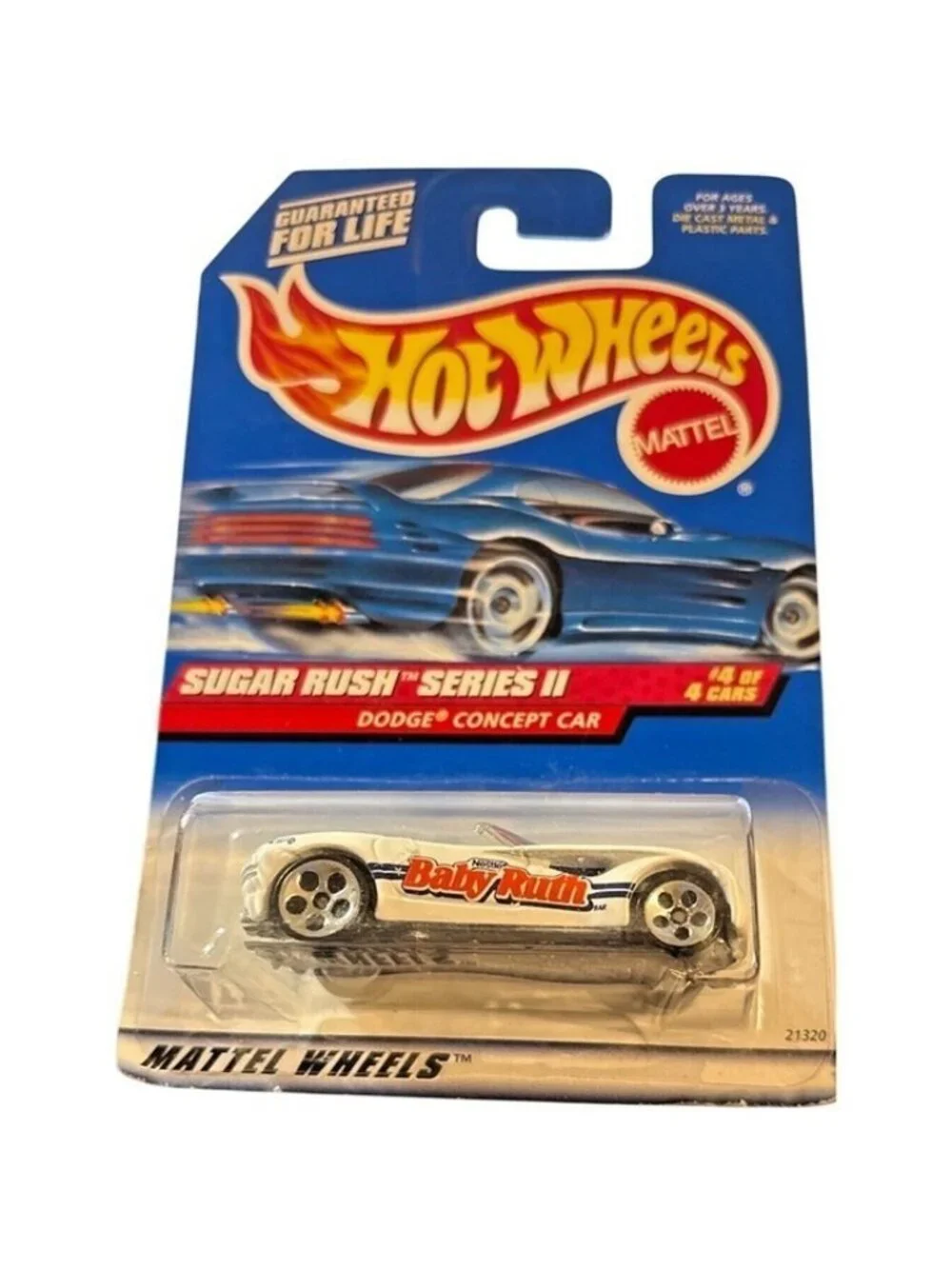 Die Cast Hot Wheels Sugar Rush Series II Dodge Concept Car Baby Ruth 972 1999